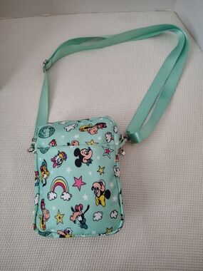Disney Mint Green Minnie & Friends Crossbody Bag